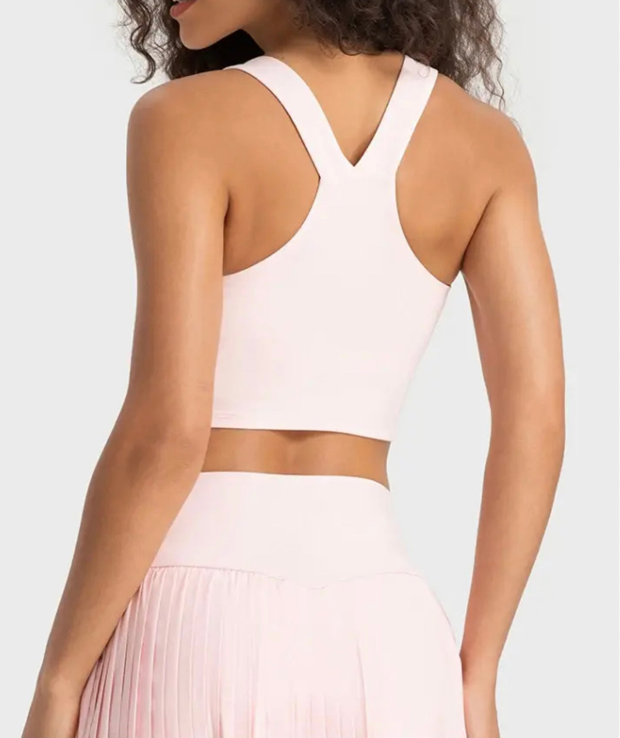 LUX BRA TANK | Soft Pink