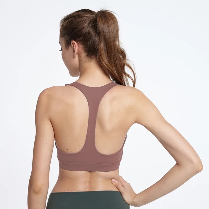 FULL SWING RACER BRA | Walnut